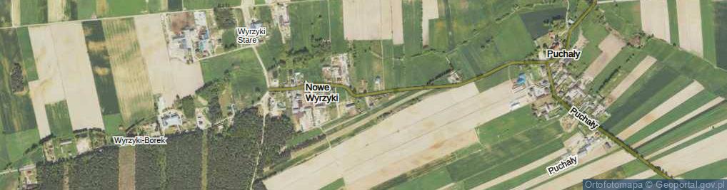 Zdjęcie satelitarne Nowe Wyrzyki ul.